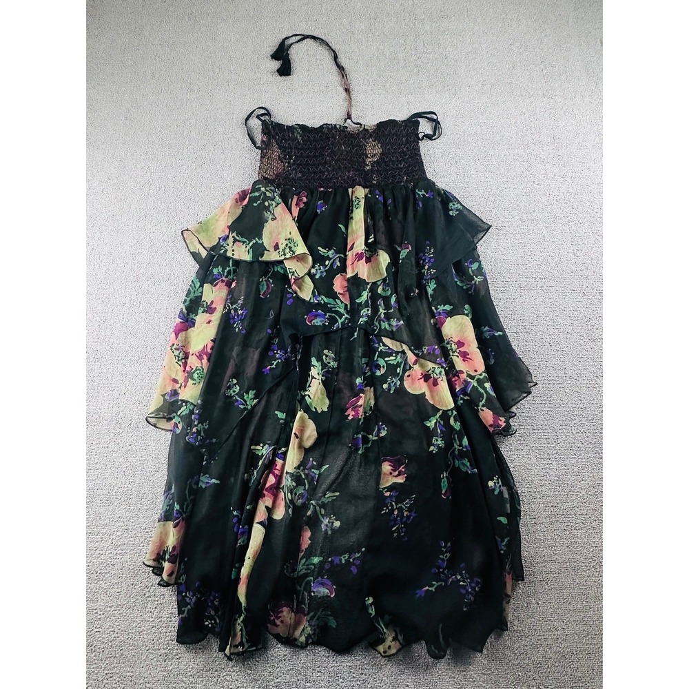 Denim & Supply Ralph Lauren Dress Women XS Multi Color Sundress Smocked Floral